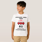 レトロセガバイブス ピクセルスタディ No.4 Tシャツ (正面フル)