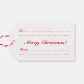 レトロセクシーピンナップガールアートクリスマスギフトタグM! ギフトタグ (裏面横)