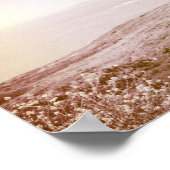 レトロセピアカリフォルニアコースト |ポスター ポスター (角)