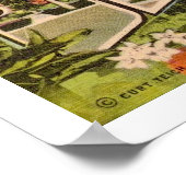 レトロセブリングフロリダポストカードプリント ポスター (角)