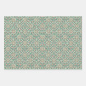 レトロセージ&サンドマ華美ダラアールデコホタテ ラッピングペーパーシート (正面3)