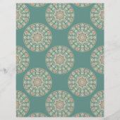 レトロセージ&サンド華美フローラ水玉模様曼荼羅 (正面)