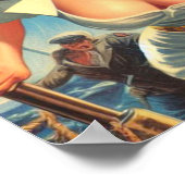 レトロセーラーピンアップ ポスター (角)