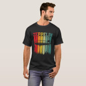 レトロゼッペリン70s 80s飛行船ゼッペリンZ Tシャツ (正面フル)