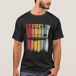 レトロゼッペリン70s 80s飛行船ゼッペリンZ Tシャツ