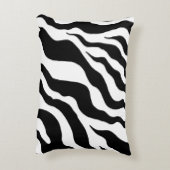 レトロゼブラアニマルプリント枕 アクセントクッション (裏面(縦))