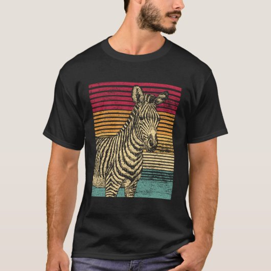 レトロゼブラ Tシャツ (正面)