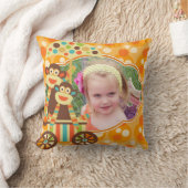 レトロソックサルカスタムズ写真MOJO枕 クッション (ブランケット)