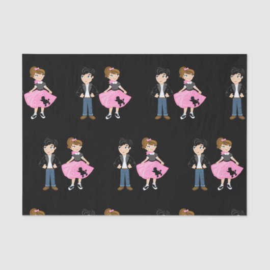 レトロソックホップバースデーパーティー 薄葉紙 (正面)