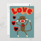 レトロソックモンキーラブ ポストカード (正面/裏面)