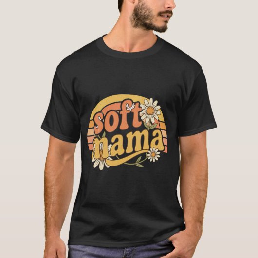 レトロソフトママTシャツ Tシャツ (正面)