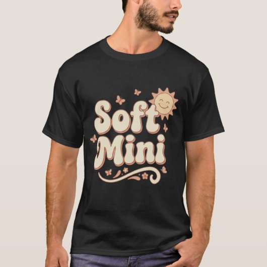 レトロソフトミニトドラーTシャツ Tシャツ (正面)