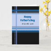 レトロソンハッピーファーザーズデイ カード (黄色い花)