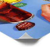 レトロソーダポップ・アートの広告 ポスター (角)