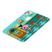 レトロソーダ噴水可撓磁石 マグネット (左側)