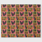 レトロゾウ ラッピングペーパー (フラット)