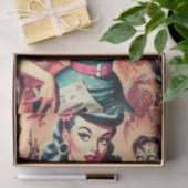 レトロゾンビズピンアップ 薄葉紙 (ギフト)