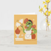 レトロゾンビハウスワイズすべての行事カード カード (黄色い花)