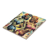 レトロゾンビピンアップ タイル (側面)