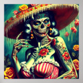 レトロゾンビピンアップ ポスター (正面)