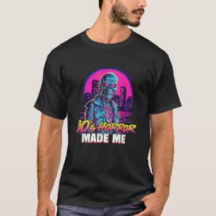 レトロゾンビヴィンテージ完全に死んでいな80年代のホラー映画 Tシャツ