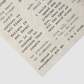 レトロタイプライタやる気を起こさせる引用文(仕訳帳) 薄葉紙 (詳細)