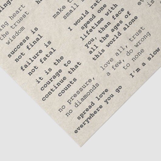 レトロタイプライタやる気を起こさせる引用文(仕訳帳) 薄葉紙 (詳細)