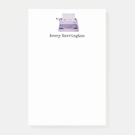レトロタイプライタパーソナライズされたー暗学院 ポストイット (正面)