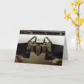 レトロタイプライターのラブメッセージ カード (黄色い花)