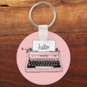 レトロタイプライター キーホルダー (正面)