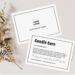 レトロタイポグラフィキャンドル気に サンキューカード