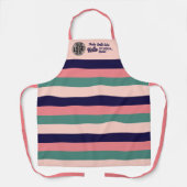 レトロタイポグラフィクールロゴ エプロン (正面)