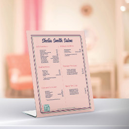 レトロタイポグラフィクール価格表 台座サイン