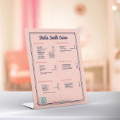 レトロタイポグラフィクール価格表 台座サイン