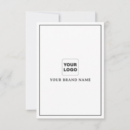 レトロタイポグラフィサンキューディスカウントカード サンキューカード (裏面)