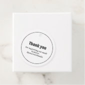 レトロタイポグラフィビジネスロゴサンキューラベル フェイバータグ (インサイチュ)