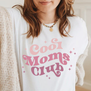 レトロタイポグラフィママ母マギフト母カラフルおもしろい Tシャツ