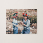 レトロタイポグラフィマ最高のマーマザーズ・デイ ジグソーパズル (横)