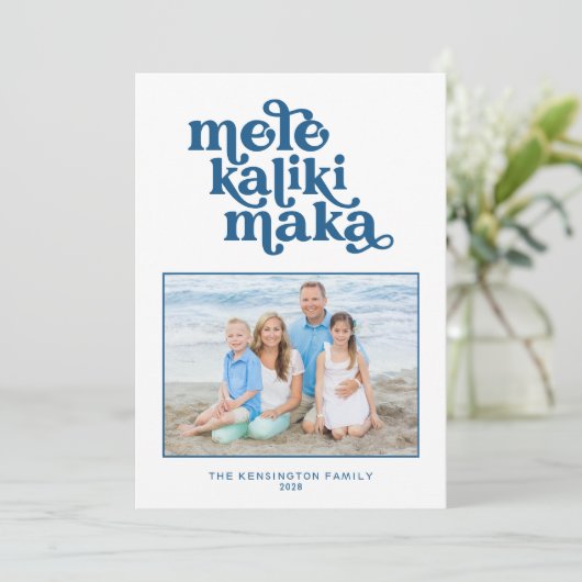 レトロタイポグラフィメレカリキマカクリスマスフォト (スタンド正面)