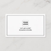 レトロタイポグラフィロゴロイヤリティカード ロイヤリティカード (裏面)