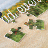 レトロタイポグラフィ最高のパパエバーファーズデー ジグソーパズル (側面)