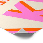 レトロタイポグラフィ、対角線、'Make Itおもしろい'。 ポスター (角)