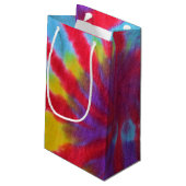 レトロタイ染料デザイン スモールペーパーバッグ (裏面アングル)