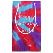 レトロタイ染料デザイン スモールペーパーバッグ (正面)