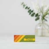 レトロタイ スキニー名刺 (スタンド正面)