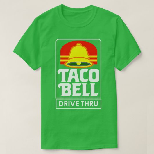 レトロタコドライブスルーピロー Tシャツ (デザイン正面)