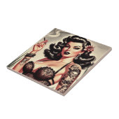 レトロタットゴシックガール タイル (側面)