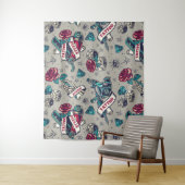 レトロタトゥーをテーマにした タペストリー (インサイチュ)