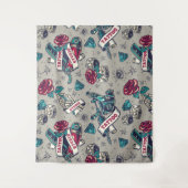 レトロタトゥーをテーマにした タペストリー (正面)