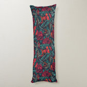 レトロタトゥーパターン抱き枕 ボディピロー (裏面 (縦))